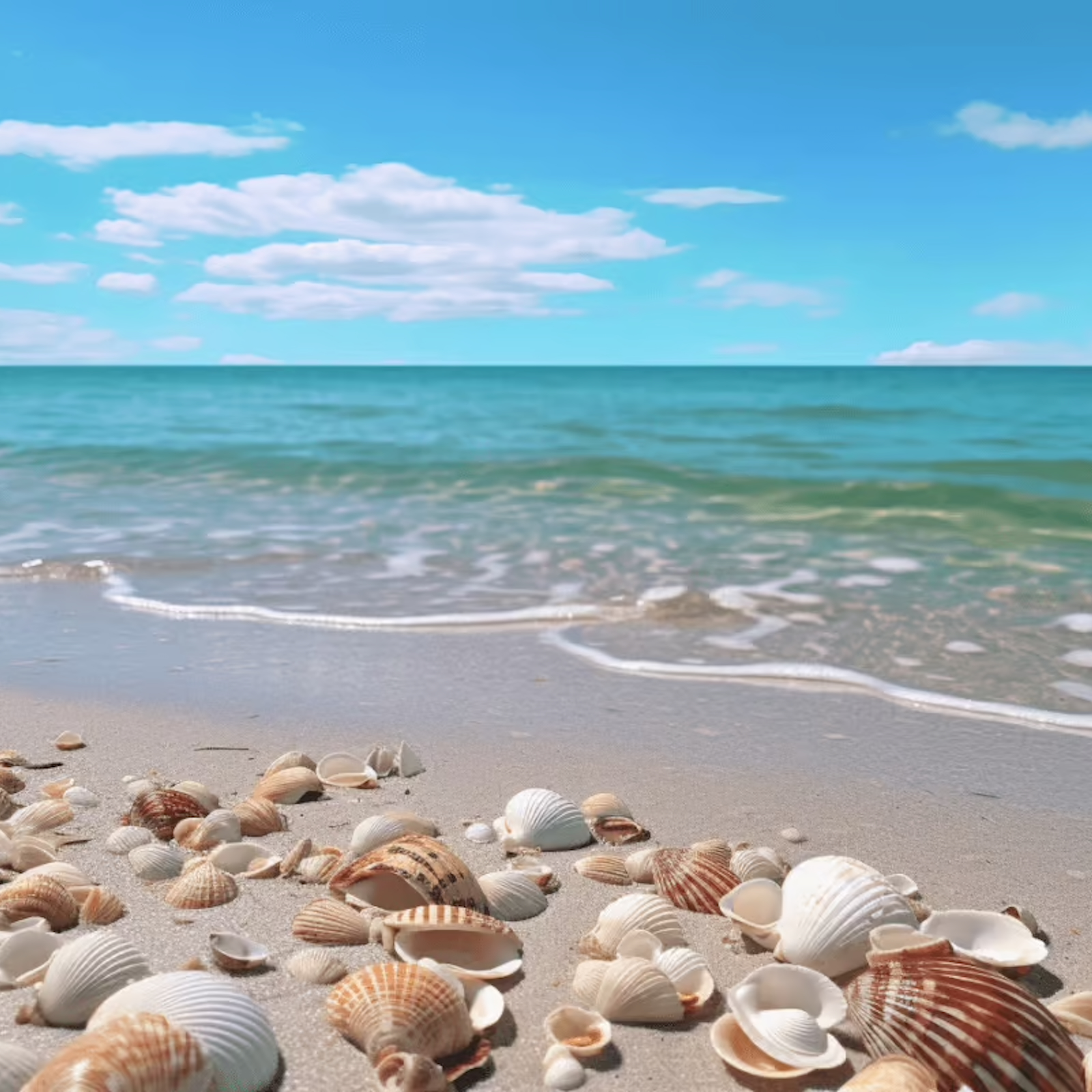 Shell Island near Panama City Florida